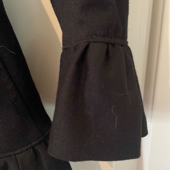 INC Ruffled Black Jacket - Picture 4 of 9